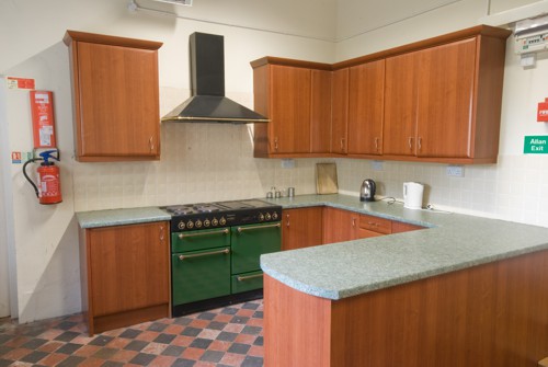 Kitchen area at Llanboidy Market Hall
